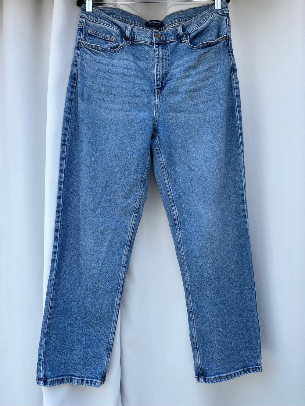 Calvin Klein Jeans Straight Leg Denim - Medium Blue